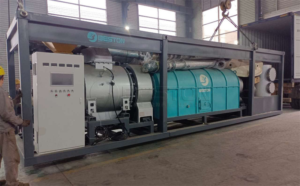 印度撬裝式炭化爐發貨