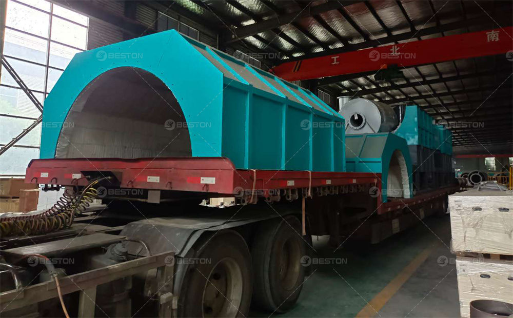 生產炭粉用什么碳化爐 旋轉式回轉結構炭化爐炭粉制炭機介紹